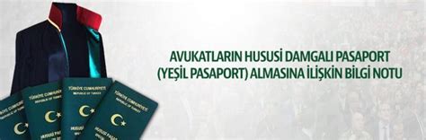 avukatlar için yeşil pasaport